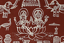 Muria Painting | Bhitti Chitra ~ Lakshmi Jagar ( 11" x 17" )