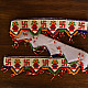 shop handmade door Glass Bead Door Toran - swastik kalash