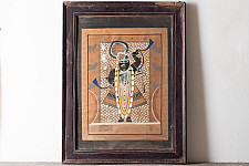Memory Lines | Indian Antique Painting | Srinathji  ( With Frame) 
