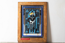 Memory Lines | Indian old Painting | Srinath ji  ( With Frame) 