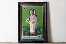 Memory Lines | Indian Antique Painting | Vallabhacharya (With Frame) 