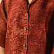 buy Linen Ajrakh Printed Red Unisex Shirt - Natural Dyed