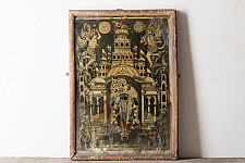 Memory Lines | Indian Antique Print | ranchhod ji  ( With Frame) 