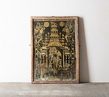 Memory Lines | Indian Antique Print | ranchhod ji  ( With Frame) 