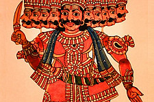 Leather Puppets | Raavan / Lankapati