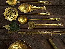 Ahar ✽ Brass ~ Kitchen set { Six piece set }
