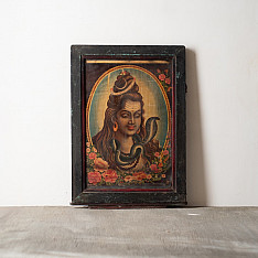 Memory Lines | Indian Antique Print | Shankar (With Frame) 