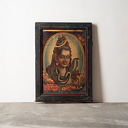Memory Lines | Indian Antique Print | Shankar (With Frame) 