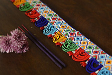 शुभ लाभ ⁂ Handmade Bead Temple Toran ⁂ 25