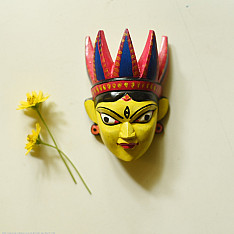 Handmade Wooden Mask - Tribal (A)