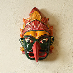Handmade Wooden mask - Garuda Mask