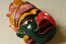 Handmade Wooden mask - Garuda Mask