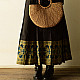 shop Ajrakh Printed Wrap Around Cotton Skirt - Natural Dyed