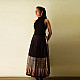 shop Ajrakh Prints ~ Long Wrap Around Skirt - Natural Dyed