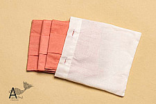 Be safe & stylish ✜ Solid Colour Cotton Mask ( Set of 3 with Pouch ) ✜ A