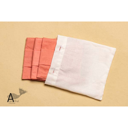 Be safe & stylish ✜ Solid Colour Cotton Mask ( Set of 3 with Pouch ) ✜ A