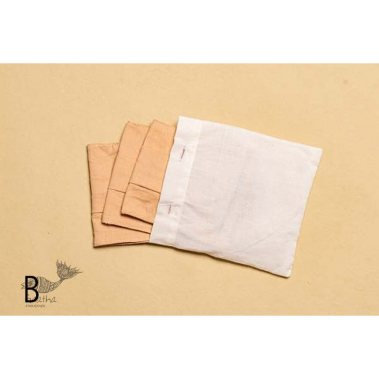 Be safe & stylish ✜ Solid Colour Cotton Mask ( Set of 3 with Pouch ) ✜ A