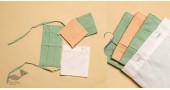 Be safe & stylish ✜ Solid Colour Cotton Mask ( Set of 3 with Pouch ) ✜ F