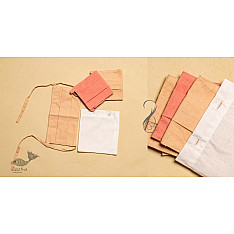 Be safe & stylish ✜ Solid Colour Cotton Mask ( Set of 3 with Pouch ) ✜ H