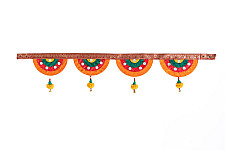 Vamsa Kavya . वाम्स काव्य | Satrangi Marigold Handcrafted Bamboo Toran