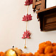 shop Lotus Handcrafted Bamboo Door / Wall Hanging - set of 2