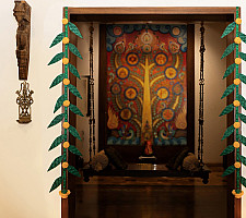 Vamsa Kavya . वाम्स काव्य | Shubh Handcrafted Bamboo Door / Wall Hanging – Set of 2