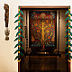 shop Shubh Handcrafted Bamboo Door / Wall Hanging – set of 2