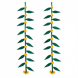 Vamsa Kavya . वाम्स काव्य | Shubh Handcrafted Bamboo Door / Wall Hanging – Set of 2