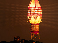 Venu . वेणु | Ghoomar Handcrafted Bamboo Lantern