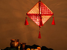 Venu . वेणु | Jhoomar Handcrafted Bamboo Lantern