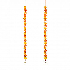 Vamsa Kavya . वाम्स काव्य | Bagh Handcrafted Bamboo Door / Wall Hanging (Set of 2)
