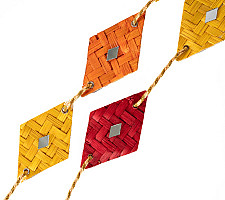 Vamsa Kavya . वाम्स काव्य | Rang Handcrafted Bamboo Wall Hanging - Set of 2 (Two Color Options)