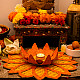 shop Handcrafted Bamboo Rangoli with Lotus Tea Light Holder 