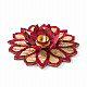 shop Handcrafted Bamboo Rangoli with Lotus Tea Light Holder 