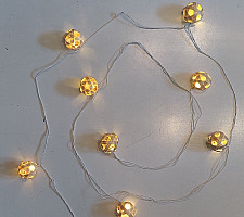 Vamsa Kavya . वाम्स काव्य | Star Full Moon Handcrafted bamboo String Light ( Five Color Options )