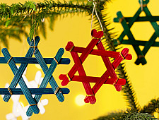 Venu . वेणु | Bamboo Handcrafted -  Bamboo Star Hanging | Set of 6 (Assorted Colors) – I