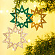 shop Bamboo Star Hanging | Set of 6 (Assorted Colors) – II