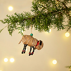 Venu . वेणु | Bamboo Handcrafted -  Banana Rope Sheep Hanging