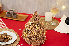 Venu . वेणु | Handcrafted - Banana Rope Pine Frill Tree