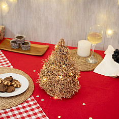 Venu . वेणु | Handcrafted - Banana Rope Pine Frill Tree