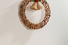 Venu . वेणु | Handcrafted - Banana Rope Jingle Bell Wreath