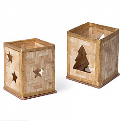 Venu . वेणु | Bamboo Handcrafted - Merry Tree Tea Light Holder