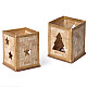 shop Bamboo Handcrafted - Merry Tree Tea Light Holder