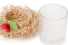 Venu . वेणु | Handcrafted - Bamboo & Crochet Frill Tea Light Holder