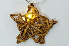 Venu . वेणु | Handcrafted - Banana Rope Star Fairy Lights | 3 mtr