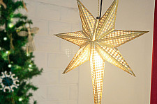 Venu . वेणु | Bamboo Handcrafted Hope Star - Natural Color (Two Sizes Option - Medium & Large)