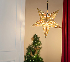 Venu . वेणु | Bamboo Handcrafted Joy Star - Natural Color (Two Sizes Option - Medium & Large)