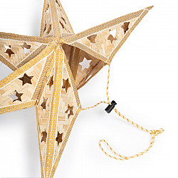 Venu . वेणु | Bamboo Handcrafted Joy Star - Natural Color (Two Sizes Option - Medium & Large)