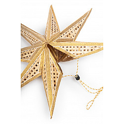 Venu . वेणु | Bamboo Handcrafted Hope Star - Natural Color (Two Sizes Option - Medium & Large)