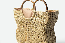 Roots & Reeds | Handcrafted Water Reed ~ Handbag - The Poppy